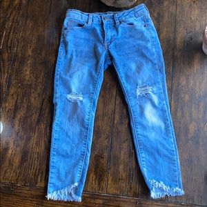 Joes frayed hem jeans